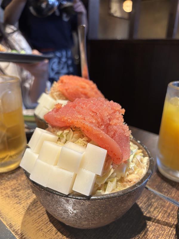 2年校外学習　もんじゃ焼き